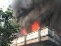 भिवंडीतील उजागर डाईंग कंपनीमध्ये भीषण आग - Marathi News | fire breaks out cloth factory in bhiwandi | Latest thane Videos at Lokmat.com