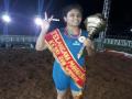 ठाण्याच्या देवकी राजपूत हिने पटकावला ''महाराष्ट्र-तेलंगाना केसरी किताब''  - Marathi News | Thane's Devaki Rajput won the "Maharashtra-Telangana Kesari book" | Latest other-sports News at Lokmat.com