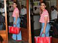गौहर खानचा कूल व स्टाइलिश लूक, वांद्रे येथे लंच एन्जॉय करताना झाली स्पॉट - Marathi News | Gauhar Khan's Cool and Stylish Look, while spinning lunch at Bandra | Latest filmy Photos at Lokmat.com