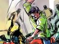 नालासोपाऱ्यात रंगेहाथ पकडून चोराला बदडले - Marathi News | Drain in the sidewalk and grabbed a thief | Latest vasai-virar News at Lokmat.com