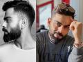 स्क्वेअरकट असो किंवा हेअरकट, विराट कोहलीचं आहे लयभारी... - Marathi News | Whether a square cut or a haircut, Virat Kohli is on the top ... | Latest cricket Photos at Lokmat.com