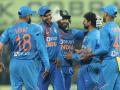 भारताचा श्रीलंकेवरील विजय पाहा, फक्त एका क्लिकवर... - Marathi News | See India's victory over Sri Lanka in just one click ... | Latest cricket Photos at Lokmat.com