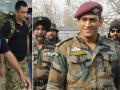 देशसेवा करून घरी परतला 'कॅप्टन कूल' माही! - Marathi News | MS Dhoni returns after training in Kashmir; reunites with his daughter in New Delhi | Latest cricket Photos at Lokmat.com