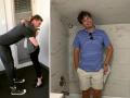 उंची जास्त असण्याचं दु:खं काय असतं हे 'या' फोटोंमधून बघा! - Marathi News | Funny pics of tall people struggling in life | Latest social-viral Photos at Lokmat.com