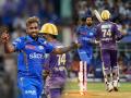 Nuwan Thushara, IPL 2024 MI vs KKR: 'पॉवर-प्ले'मध्ये कोलकाताची 'बॅटरी डाऊन'! तुषाराने घेतल्या ३ विकेट्स, हार्दिकनेही फोडला घाम - Marathi News | IPL 2024 MI vs KKR Mumbai Indians give huge blow to Kolkata Knight Riders as Nuwan Thushara takes 3 wickets in powerplay | Latest cricket News at Lokmat.com