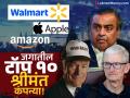 जगातील सर्वाधिक कमाई करणाऱ्या कंपन्या कोणत्या? टॉप १० मध्ये किती भारतीय? - Marathi News | World's Largest Companies by Revenue 2026 Walmart and Amazon Lead the List | Latest business News at Lokmat.com