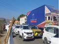 Pune-Nashik highway: पुणे-नाशिक महामार्गावर महाकोंडी; ५ किमी वाहनांच्या रांगा; प्रवाशांचे हाल - Marathi News | pune news massive traffic jam on Pune-Nashik highway; 5 km long queue of vehicles; Passengers plight | Latest pune News at Lokmat.com
