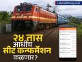ट्रेन प्रवासाची चिंता मिटली! आता २४ तास आधीच मिळेल कन्फर्म सीटची अपडेट, कधीपासून लागू होणार? - Marathi News | Indian Railways to Confirm Seats 24 Hours Before Departure A Game Changer for Passengers | Latest business News at Lokmat.com