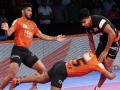 PKL 2019: बंगळुरु बुल्सची यू मुंबावर धडक  - Marathi News | PKL 2019: Bengaluru Bulls Beat U Mumba In Pro Kabaddi Leauge | Latest kabaddi News at Lokmat.com