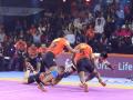 PKL 2019 : यू मुंबाची घरच्या मैदानावर विजयी सलामी; महाराष्ट्रीय डर्बीत पुण्यावर मात  - Marathi News | PKL 2019: U Mumba beat Puneri Paltan by 33-23 margin of first home match  | Latest kabaddi News at Lokmat.com