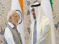 UAE चे राष्ट्राध्यक्ष अहमदाबादमध्ये दाखल, PM नरेंद्र मोदींसोबत रोड शो - Marathi News | pm narendra modi welcomes uae president mohammed bin zayed al nahyan ahmedabad road show vibrant gujarat | Latest national News at Lokmat.com