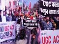 UGC च्या नव्या नियमानं मोठा वाद! खुल्या प्रवर्गातील विद्यार्थ्यांचं आंदोलन; भाजपाविरोधात संताप - Marathi News | UGC new rule for SC,ST, OBC creates a big controversy! Open category students protest in Delhi | Latest national News at Lokmat.com