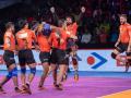 Pro Kabaddi League : यू मुंबाने घडवला इतिहास, घरच्या मैदानावर 'हा' विक्रम नोंदवणारा पहिलाच संघ - Marathi News | Pro Kabaddi League: U Mumba created history, the first team to record four straight win in interzone stage | Latest other-sports News at Lokmat.com