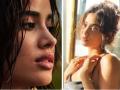 Hottie Janhvi Kapoor flaunts her black satin dress, see pics - Hindi News | Hottie Janhvi Kapoor flaunts her black satin dress, see pics | Latest entertainment Photos at Lokmattimes.com