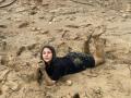 PHOTOS : चिखलात लोळली शहनाज गिल, दिल्या एकापेक्षा एक हटके पोझ - Marathi News | shehnaaz gill enjoys spa time by rolling in mud | Latest filmy Photos at Lokmat.com