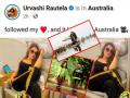 माझं हृदय मला ऑस्ट्रेलियात घेऊन आले! Urvashi Rautela काही रिषभ पंतची पाठ सोडेना, भन्नाट मिम्स व्हायरल - Marathi News | followed my heart, and it led me to Australia! Bollywood actress Urvashi Rautela gets trolled by Rishabh Pant fans as she arrives in Australia ahead of T20 World Cup | Latest filmy News at Lokmat.com
