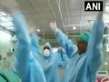 कोविड ICU मध्ये सपना चौधरीच्या गाण्यावर डॉक्टर्स थिरकले; नेटकरी म्हणाले... - Marathi News | doctors at covid icu did a dance on sapna chaudharys songs people said fun or carelessness watch viral video | Latest jarahatke News at Lokmat.com