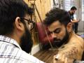 #HappyBirthdayVirat विराटच्या अंगावरील नऊ टॅटूमागची खास गोष्ट! - Marathi News | #HappyBirthdayVirat A special thing about nine tattoos on Virat! | Latest cricket Photos at Lokmat.com