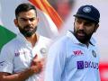 Rohit Sharma on Virat Kohli Test Captain: विराटने कॅप्टन्सी सोडल्यानंतर रोहितने अवघ्या दोन वाक्यात दिली प्रतिक्रिया, म्हणाला... - Marathi News | Rohit Sharma Reaction on Virat Kohli leaving Test Captaincy says Shocked but congratulations | Latest cricket News at Lokmat.com
