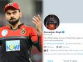 RCB vs SRH Latest News : विराट कोहली, एबी डिव्हिलियर्स यांनी बदललं स्वतःचं नाव, जाणून घ्या कारण - Marathi News | RCB vs SRH Latest News : AB de Villiers, Virat Kohli Change Name on twitter DP, Know the Reason Why | Latest cricket News at Lokmat.com