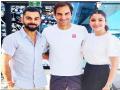 विराट आणि अनुष्काने घेतली रॉजर फेडररची भेट - Marathi News | Virat kohli and anushka sharma meet Roger Federer in Australian open | Latest cricket News at Lokmat.com