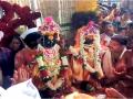 पंढरपुरात विठ्ठल रुक्मिणीच्या विवाह सोहळ्याचा जल्लोष - Marathi News | Solapur : Vitthal-Rukmini wedding ceremony at Pandharpur Temple | Latest solapur Videos at Lokmat.com