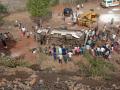Bus Accident: सुसाट निघालेली बस वळणावरून थेट ६० फूट खाली कोसळली; तिघांचा मृत्यू - Marathi News | bus crashed in ghonse ghat of raigad; Death of three major accident on Sunday | Latest crime News at Lokmat.com