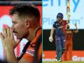 David Warner IPL 2022, SRH vs DC Live Updates : डेव्हिड वॉर्नर SRHने केलेला अपमान नाही विसरला; Rovman Powell सोबत गोलंदाजांना धु धु धुतला, वर्ल्ड रिकॉर्ड नोंदवला! - Marathi News | David Warner IPL 2022, SRH vs DC Live Updates: Delhi Capitals post 207/3 (Warner 92*, Powell 67*) in 20 overs against Sunrisers Hyderabad, Warner world record | Latest cricket News at Lokmat.com