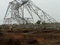 वादळी वा-यामुळे पावर ग्रीडचे पाच टॉवर जमीनदोस्त - Marathi News | due to Thunderstorms five power tower collapsed | Latest vashim News at Lokmat.com