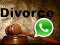 फक्त व्हॉट्सॲप चॅटवर अवलंबून राहून घटस्फोट देता येणार नाही; मुंबई उच्च न्यायालयाचे महत्त्वपूर्ण निरीक्षण - Marathi News | Divorce cannot be granted based on WhatsApp chat alone; Bombay High Court makes important observation | Latest mumbai News at Lokmat.com