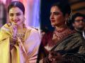 Happy Birthday Rekha: वयाच्या 65 व्या वर्षीही इतक्या सुंदर दिसतात रेखा, हे आहे यामगचे गुपित - Marathi News | Happy Birthday Rekha: Rekha looks so beautiful even at the age of 65, This Is The Secret Behidn This | Latest filmy News at Lokmat.com