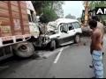 ट्र्क-स्कॉर्पियोमध्ये भीषण अपघात; ९ जणांचा मृत्यू - Marathi News | Horrific accident in a truck-Scorpio; 9 killed, 1 injured | Latest national News at Lokmat.com