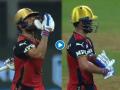 IPL 2021 : विराट कोहलीचं 'बेबी सेलिब्रेशन'; पाहा RCBच्या डग आऊटमधील इमोशन, Video  - Marathi News | IPL 2021: Virat Kohli brings up baby celebration, dedicates fifty to his daughter | Latest cricket News at Lokmat.com