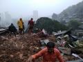 Thane Landslide: ठाण्यात दरड कोसळून ५ जणांचा मृत्यू; दोघांना वाचविण्यात यश  - Marathi News | landslide in Thane's Kalwa Ghorai; 5 death, two people rescued | Latest thane News at Lokmat.com