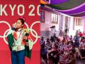 Tokyo Olympic : कृतज्ञ मीराबाई चानू; उपकाराचे पांग फेडले, १५० हून अधिक ट्रक चालक व त्यांच्या साहाय्यकांना तिनं गौरविले - Marathi News | Olympic Silver Medallist Mirabai Chanu Rewards Truck Drivers Who Gave Her Free Lifts During Training Days | Latest other-sports News at Lokmat.com