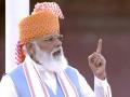 Independence Day 2021, PM Narendra Modi Speech: लाल किल्ल्यावरून देशवासियांना संबोधित करताना मोदींनी केल्या या मोठ्या घोषणा, हे होते भाषणातील महत्त्वाचे मुद्दे - Marathi News | Independence Day 2021, PM Narendra Modi Speech: Important points and announcements made by Prime Minister Narendra Modi on Independence Day | Latest national Photos at Lokmat.com