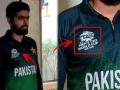 Pakistan write ‘UAE 2021’ instead of ‘India 2021’ : पाकिस्तानला 'भारता'चे वावडेच; ट्वेंटी-२० वर्ल्ड कप संघाच्या जर्सीवरून Indiaचे नाव हटवले - Marathi News | Pakistan writes UAE 2021 instead of INDIA 2021 on their T20 World Cup Jersey; Babar Azam’s picture wearing same goes viral | Latest cricket News at Lokmat.com