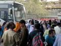बस डेपातील एसटी कामगारांचे उपोषण आंदोलन सुरू; ७० बसेस आगारात - Marathi News | ST workers in bus depot go on hunger strike; 70 buses in the depot | Latest kalyan-dombivli News at Lokmat.com