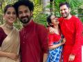 Diwali padwa 2021 : इश्कवाला लव्ह लग्नानंतरही कायम ठेवणारी रोमँटिक कपल्स! केमिस्ट्रीची 'गुलाबी' गोष्ट; पाहा फोटो.. - Marathi News | Diwali padwa 2021: Diwali padwa special couples in marathi film industry and bollywood | Latest sakhi Photos at Lokmat.com