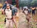 Chennai Rain : खाकीला सलाम! भर पावसात बेशुद्ध तरूणाला खांद्यावर घेत ती हॉस्पिटलला पोहोचली; पाहा व्हायरल व्हिडीओ - Marathi News | Tamil Nadu Rain : Tamilnadu chennai rain woman police inspector carries unconscious man on her shoulders video | Latest sakhi News at Lokmat.com