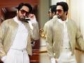 Ayushmann Khurana's new golden bomber jacket is made of Marine watse, see pics - Hindi News | Ayushmann Khurana's new golden bomber jacket is made of Marine watse, see pics | Latest entertainment Photos at Lokmattimes.com