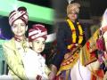 बाबौ! नवरा राहिला बाजूला अन् शेरवानी घालून नवरीच घोड्यावर चढली: समानतेचा संदेश पाहून लोक म्हणाले... - Marathi News | Bride wears sherwani and rides a horse : Bride wears sherwani and rides a horse on wedding day | Latest sakhi News at Lokmat.com