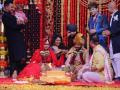 ‘सा रे ग म प’च्या सेटवर नेहा कक्करने पूर्ण केली संजनाची ‘ड्रीम वेडिंग’ची इच्छा ! - Marathi News | Neha Kakkar fulfils Sanjana’s wish of a dream wedding on the sets of Sa Re Ga Ma Pa | Latest filmy Photos at Lokmat.com