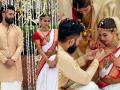 Mouni Roy Wedding: मौनी रॉय आणि सूरज नांबियारच्या शाही लग्नाचा पहिला फोटो आला समोर - Marathi News | Mouni roy and suraj nambiar first photo out from their wedding ceremony see here | Latest filmy News at Lokmat.com