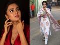Tejaswi Prakash: नागिन ६ च्या सेटवर दिसला तेजस्वी प्रकाशचा एथनिक लूक, ट्रेडिशनल रूप केलं फ्लॉन्ट - Marathi News | Ethnic look of bright light appeared on the set of Nanig 6, floated in traditional look | Latest filmy Photos at Lokmat.com