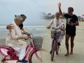 सोमणआजी 83 व्या वर्षी सायकलवर सुसाट, बघा मिलिंद सोमणच्या आईची कमाल.. - Marathi News | Cycle riding video of 83 years old Usha Soman, Amazing fitness of Milind Soman's mother, Watch video | Latest sakhi News at Lokmat.com