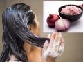 Onion Hair Wash:आठवड्यातून दोनदा करा ऑनियन हेअर वॉश, केसांचं गळणं होईल कमी, वाढतील पटापट  - Marathi News | Onion Hair Wash:Onion Hair Wash: Best home remedy to control hair fall and to get long, strong and shiny hair  | Latest sakhi News at Lokmat.com