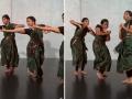 Bharatanatyam And Hip Hop : पोरींनी वेस्टर्न डांन्सला दिला भारतीय तडका; व्हायरल होतोय भरतनाट्यम हिप-हॉपचा अनोखा व्हिडिओ - Marathi News | Bharatanatyam and hip hop : Dancers perform bharatanatyam and hip hop fusion in viral video | Latest sakhi News at Lokmat.com