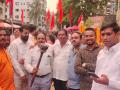 उल्हासनगरमध्ये शिवसेना ठाकरे गटाने काढला मशाल मोर्चा - Marathi News | The Shiv Sena Thackeray faction took out a torch march in Ulhasnagar | Latest thane News at Lokmat.com