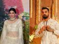 kl Rahul-Athiya Shetty Wedding : शुभ मंगल सावधान ! राजेशाही थाटात केएल राहुल अथिया शेट्टी अडकले लग्नबंधनात - Marathi News | actress Athiya shetty tie a knot with cricketer kl rahul | Latest filmy News at Lokmat.com